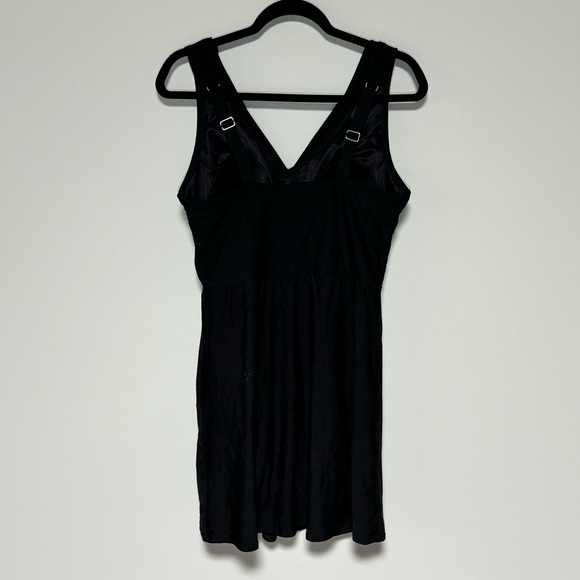 LANDS END - DDD 14 Swim Dress One Piece Swimsuit w/ Tummy Control - Picture 3 of 4